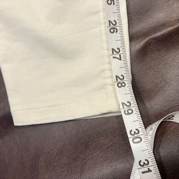Toad & Co. Sequoia Skinny Pant Ivory Womens 6 Organic Cotton Spring Preppy - Picture 14 of 15